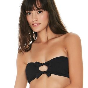 L*Space Swim Pucker Up KRISTEN Bandeau Bikini Top